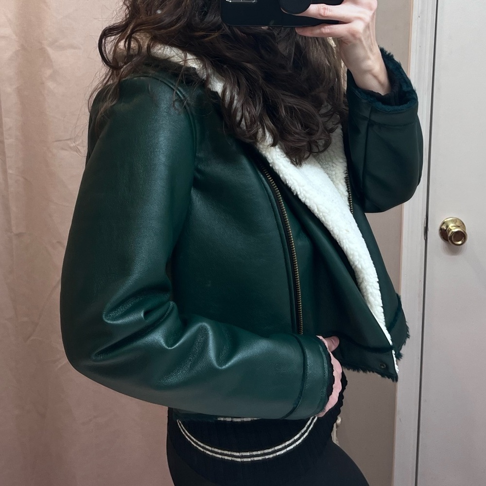 Levi’s Vegan Leather/Sherpa Moto Jacket
